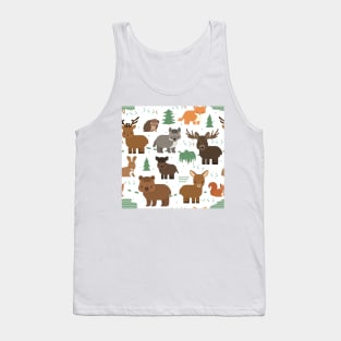 Cute cartoon forest animals Tank Top